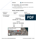 Justicia Nacional Electoral - Consulta Del Padrón Electoral