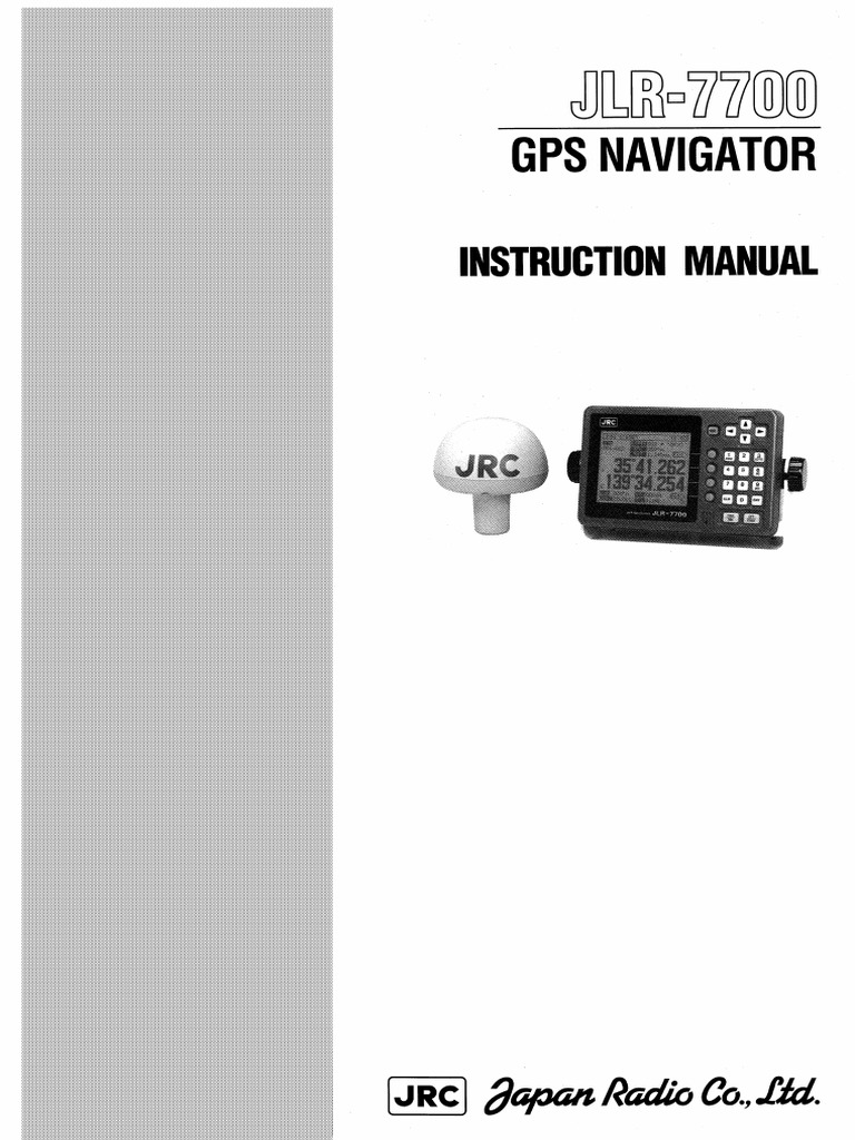 JLR7700 Instruction PDF
