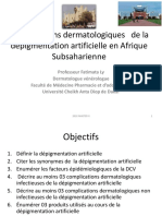 Complications Dermatologiques de La Dépigmentation Artificielle en Afrique Subsaharienne