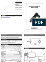 Manual Transmissor Pressão np430d v30x B English