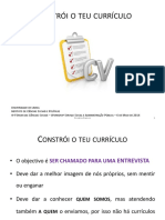 Workshop-CV-Alguns aspetos prévios