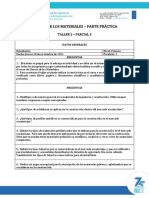 Ciencia de Los Materiales - Parte Práctica: Taller 2 - Parcial 3