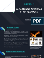 Aleaciones Ferrosas Y No Ferrosas: Grupo 1