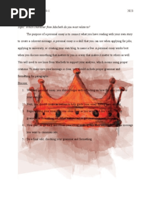 personal essay