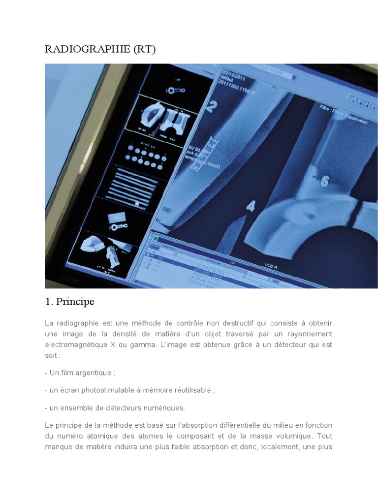 Introduction à la Radiographie Industrielle | PDF | Radiographie | Rayon X