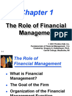 The Role of Financial Management