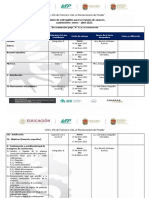 Calendario de Entregables para La Revisión de Avances. Cuatrimestre: Enero - Abril 2023