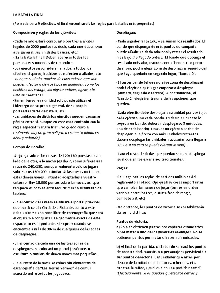 Batalla Final Pdf