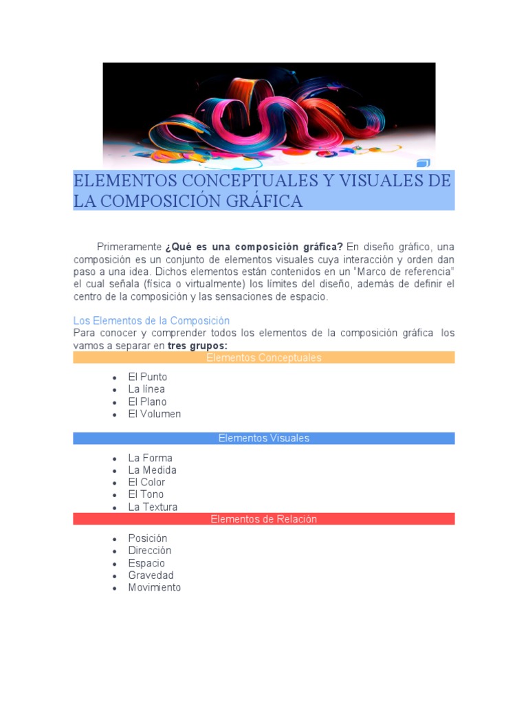 Elementos de Composición Gráfica | PDF | Filosofía | Arte