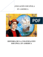 Historia de La Colonización Española en America