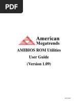 AMIBIOS ROM Utilities User Guide