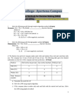 Select Quant Individual Assignment