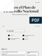 CTI en El Plan de Desarrollo Nacional