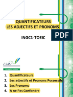 2 - Cours Quantificateurs Adj Et Pronoms Possessifs INGC1 - 04feb23