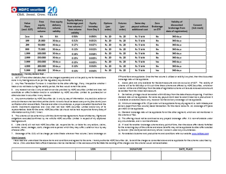 hdfc-securities-equity-and-derivatives-trading-plan-brokerage-rates