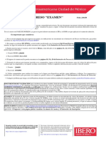 Pase de Ingreso "Examen": Folio: 236458