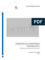 Competencia comunicativa en derecho: conceptos clave