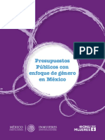 Presupuestos Públicos Con Enfoque de Género en México