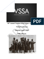 96th VSSA Meeting, 2023