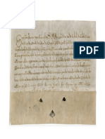 Escritura Privilegios Sancho IV