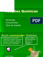 Reações Químicas em