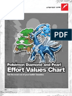 Effort Values Chart: Pokémon Diamond and Pearl