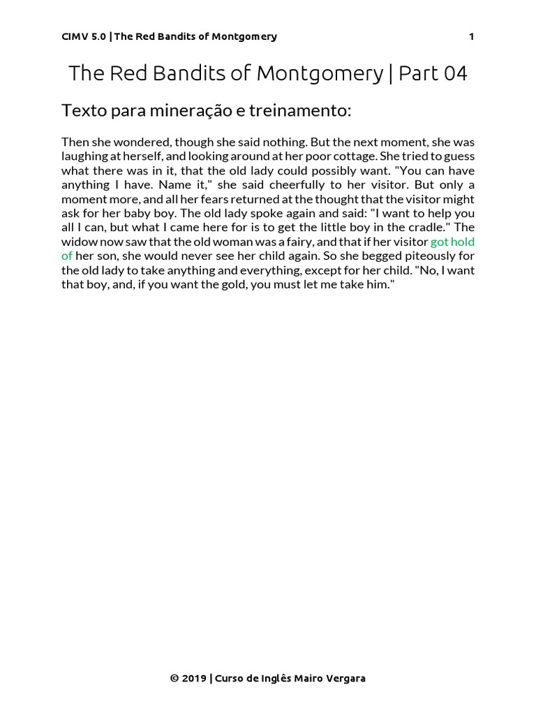 PDF The Red Bandits of Montgomery 04 | PDF