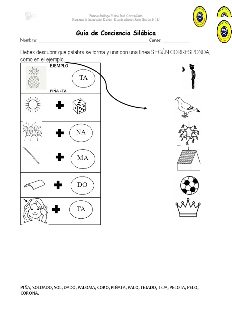 Guía de Conciencia Silábica para Estudiantes | PDF