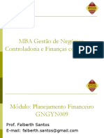 MBA Gestão de Negócios, Controladoria e Finanças Corporativas