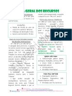 Teoria Geral Dos Recursos: Custas Custas Depósito Recursal Empregado Nunca Paga Depósito Recursal