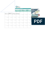 Plantilla Excel Calendario Mensual Trabajo