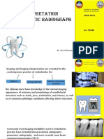 Interpretation of Endodontic Radiograph: By:Dr Ali Moayid