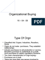 Organizational Buying