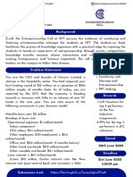 Entrepreneurship Cell Problem