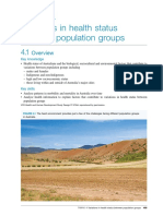 Topic 4 Variations in Health Status Between Population Groups