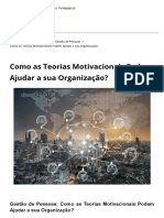 Como As Teorias Motivacionais Podem Ajudar A Sua Organização - CEGESP