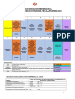 Cronograma de Evaluaciones 2023 An22 Comercio Internacional