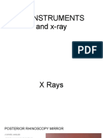 ENT Instruments and X-Ray Poster