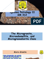 Lect-04-Classification of Igneous Rocks-Microgranites, Micro-Adamellites, and Microgranodiorites