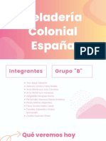 Diagnóstico Interno y Externo de Heladería España Grupo "B"