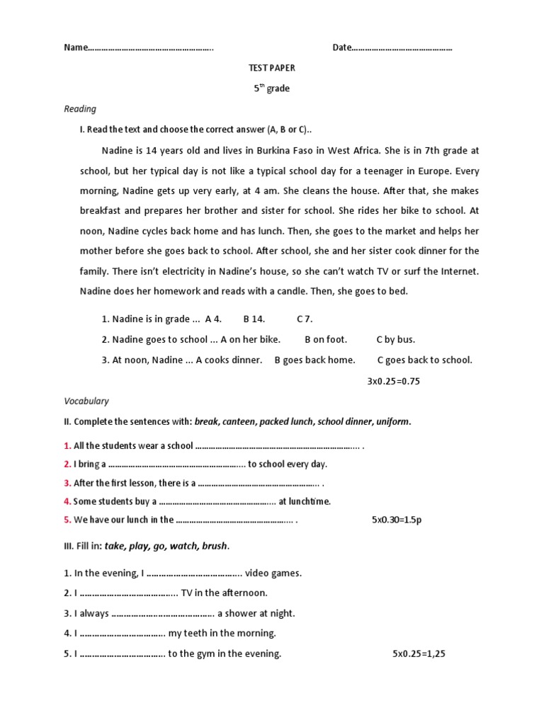 Test 5 Unit 4 Pdf