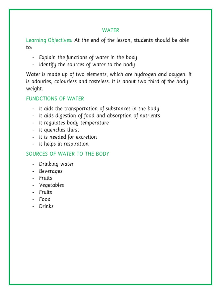 WATER | PDF