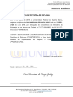 Secretaria Acadêmica: Ata de Entrega de Diploma