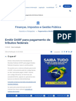 Emitir DARF para Pagamento de Tributos Federais