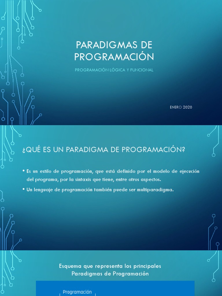 Paradigmas de Programación | PDF | Lenguaje de programación | Programa ...
