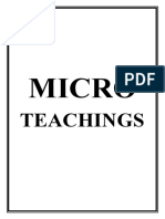 Micro: Teachings
