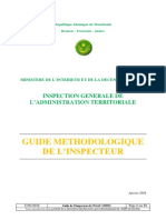 Guide Methodologique de L'Inspecteur