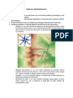 Profilul Geomorf Finalizare Analiza