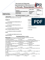 Examen de Física I. - Ii Parcial