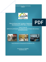 Identificación de objetivos de desarrollo turístico del departamento de Sacatepéquez, Guatemala